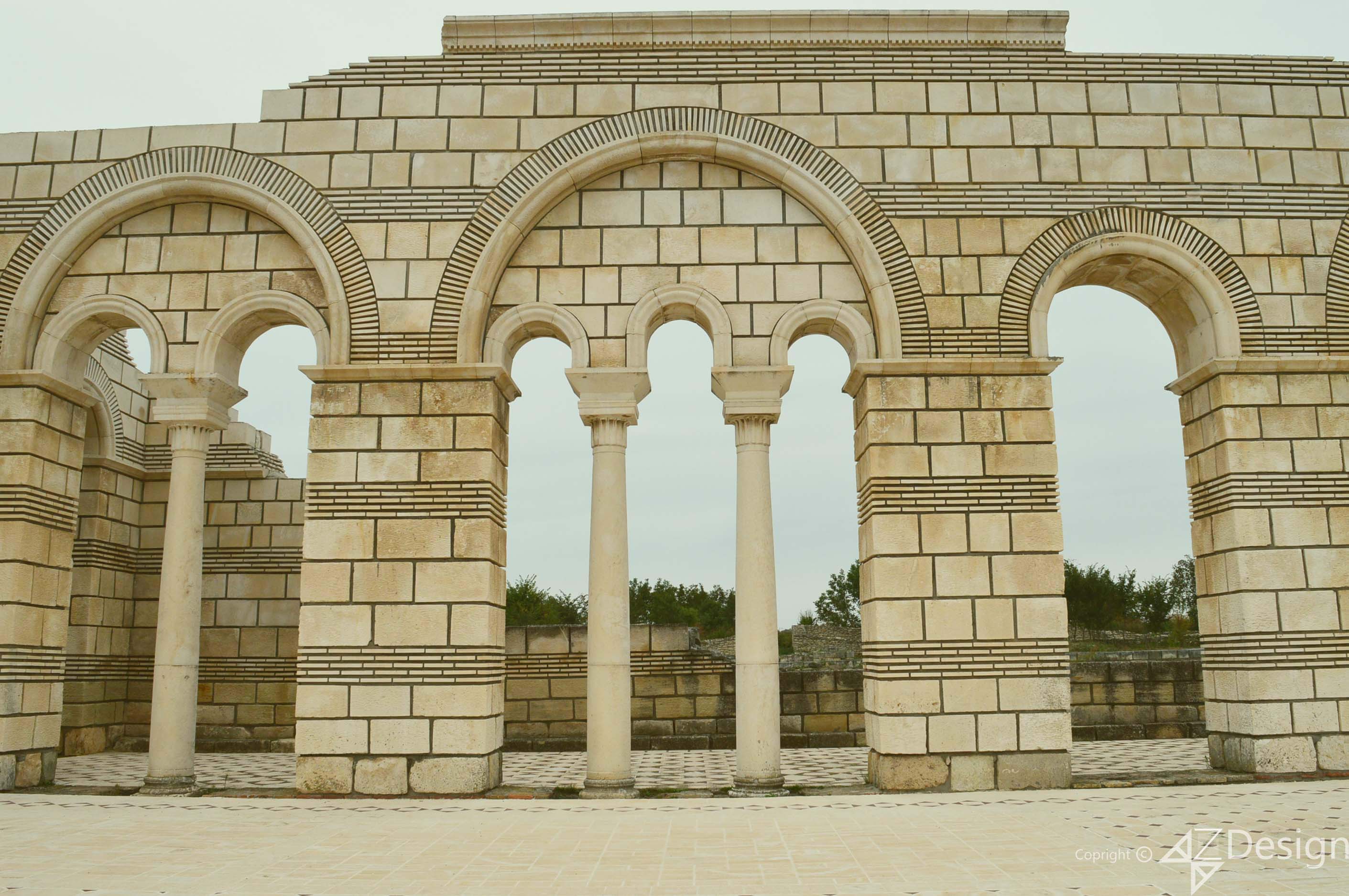 Ancient basillica, Pliska, Bulgaria